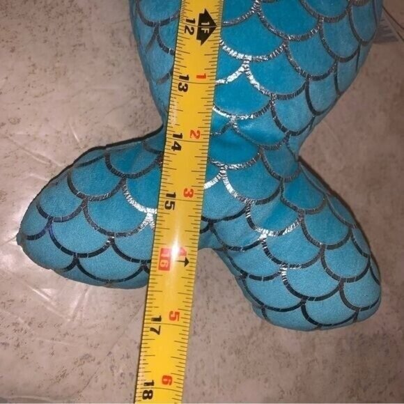 Build A Bear Blue Tie Tye Mermaid 16” Bear Doll With Music Insert - Picture 7 of 8